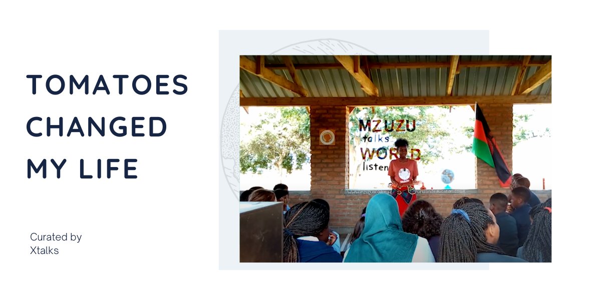A #student tells the story of how #tomatoes have transformed her #life. bit.ly/3ypImKi <a href="/XtalksOrg/">XtalksWORLDlistens</a> <a href="/PlanetClassroom/">Planet Classroom</a> #youth2030 #FoodSystems #SDG’s