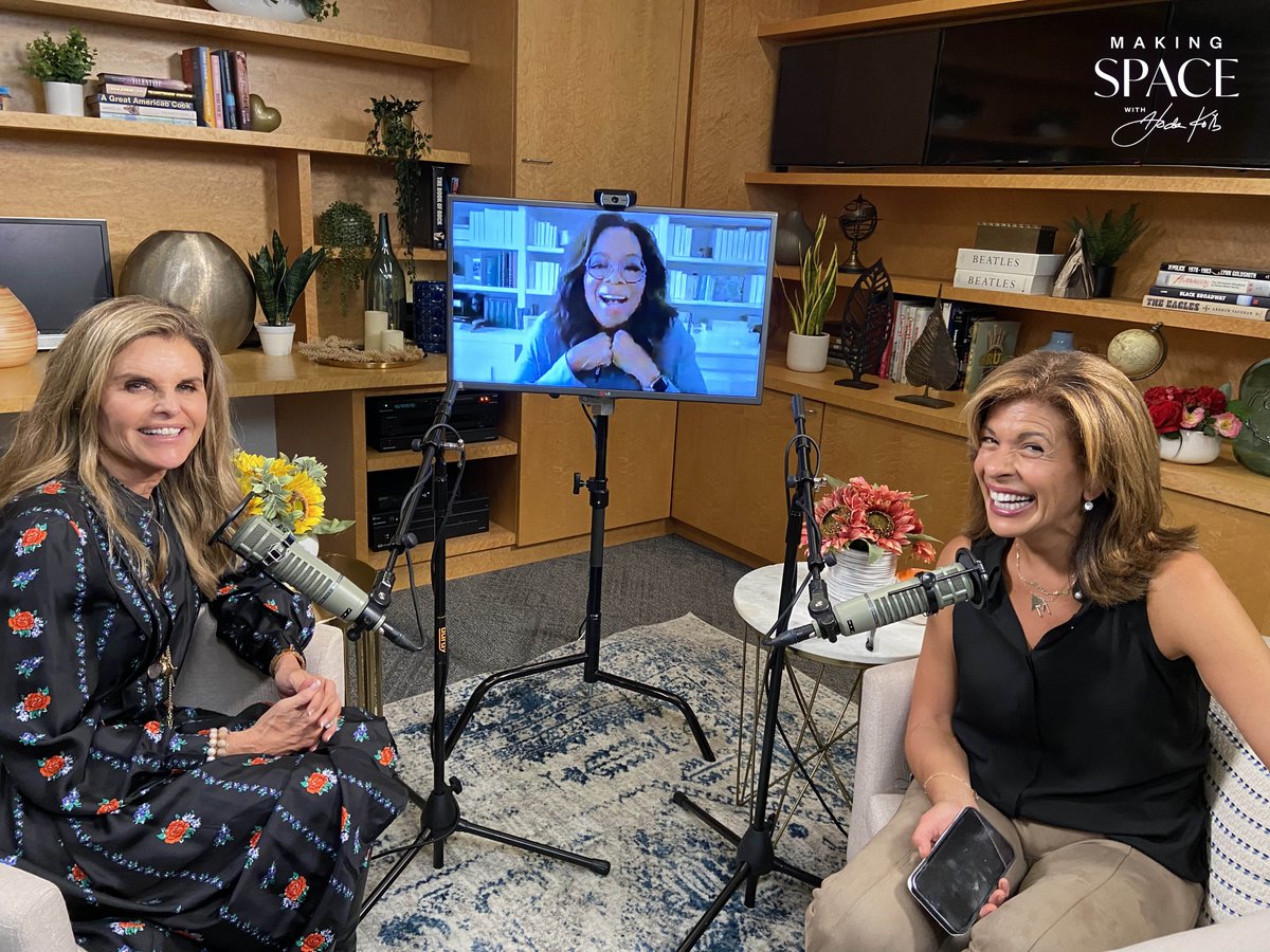 .@oprah and <a href="/mariashriver/">Maria Shriver</a> open up like never before on the latest episode of <a href="/hodakotb/">Hoda Kotb</a>’s podcast, “Making Space.” on.today.com/3nxfii4