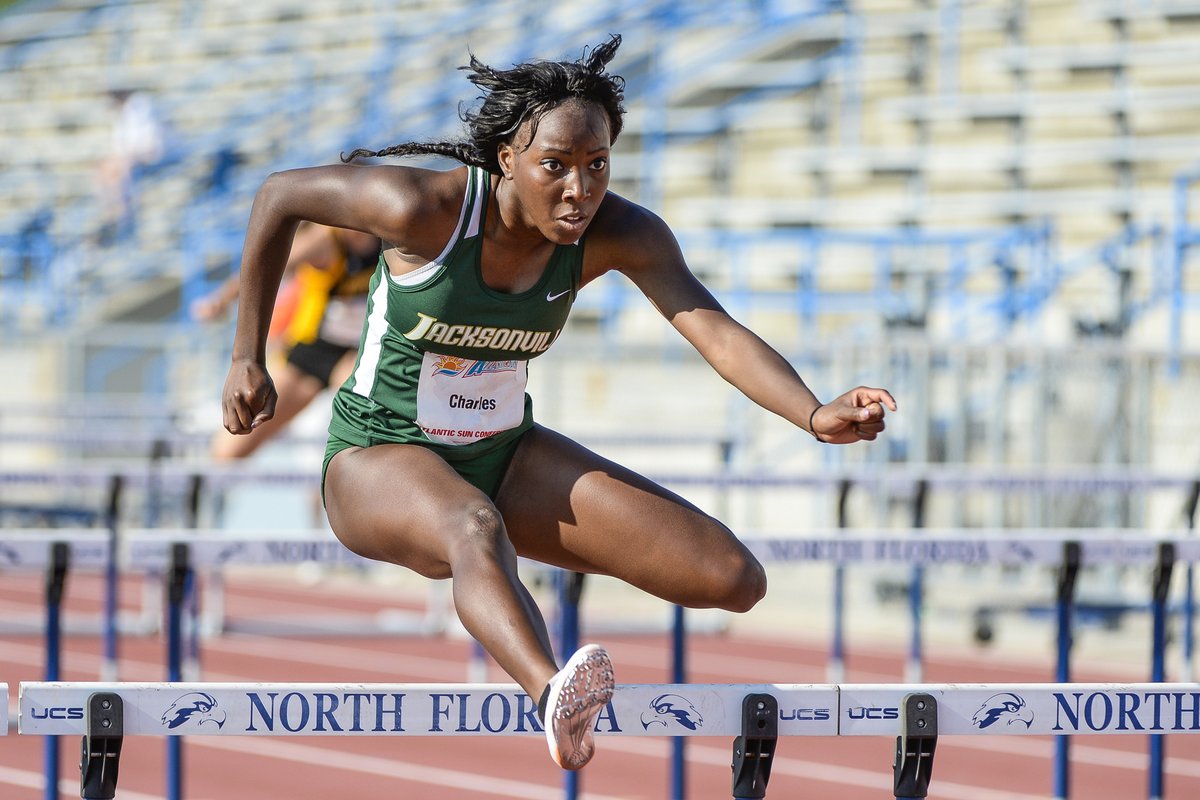 JAX_Dolphins's tweet photo. A 21x All-@ASUNXCTF honoree, 3x NCAA Championship qualifier, 2x USTFCCCA All-American

Charlene Charles is still the @JAX_XCTF Pentathlon &amp; High Jump record holder, was part of 22 straight ASUN Championships for the program and is now a Hall of Famer!

#JAXHOF21 x #JUPhinsUp https://t.co/7awSzvuHFS