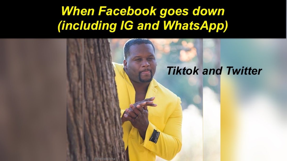 helloElisha's tweet photo. When FB goes down, come to Twitter or go to the Tok #facebookdown https://t.co/LeIJPiMf2f