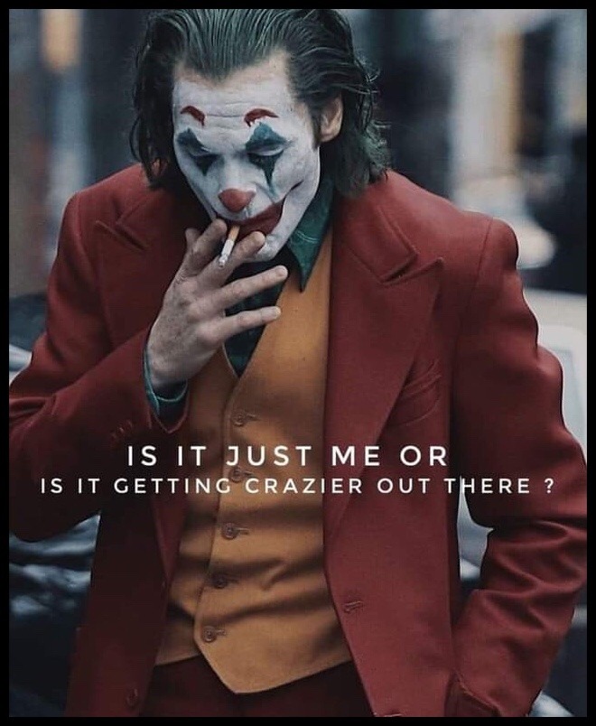 tenaciouspath's tweet photo. Is it just me or is it getting crazier out there? #instagramdown #facebookdown 
#October4th #joker #outages https://t.co/gBxrVZdk20