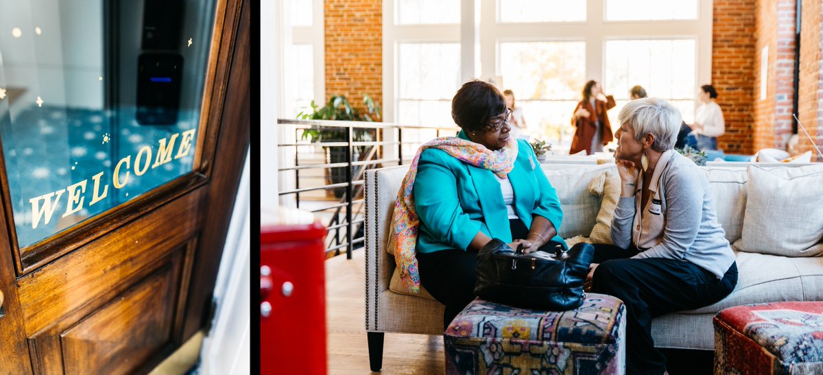 atldsgnfest's tweet photo. Tonight 6pm EST at Constellations, Atlanta – Cognitive Design Architect Matt Finn and Cultural Developer @Gene_Kansas will have an engaging conversation and Q&amp;A on the importance of social community. 
​
​Register now 👉 https://t.co/rt7jxYxeZr
​
​#Atlanta #DesignIsHuman https://t.co/q4Q7DWdX1n