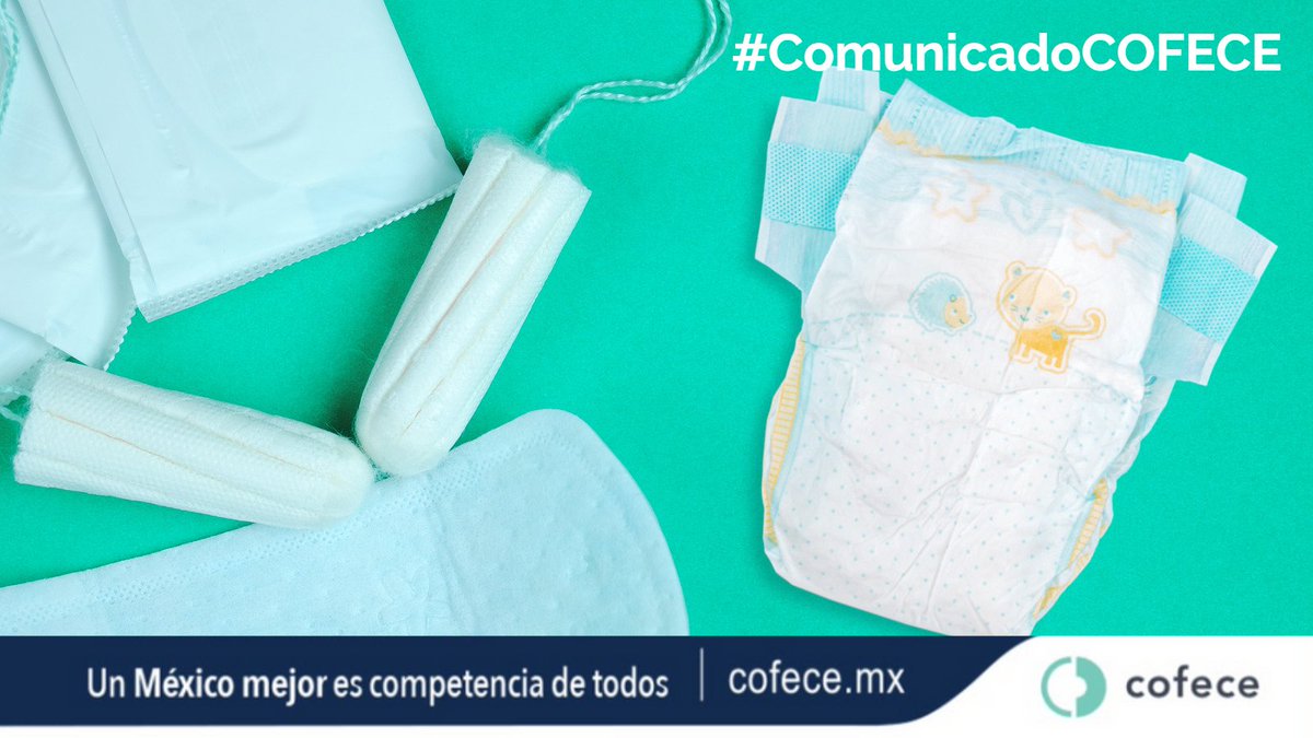 #ComunicadoCOFECE 📰 #COFECE sanciona a diversas empresas y personas físicas por coludirse en el mercado de pañales para bebé, productos para la protección sanitaria femenina y para incontinencia.
La información ➡️ bit.ly/3laUyvb