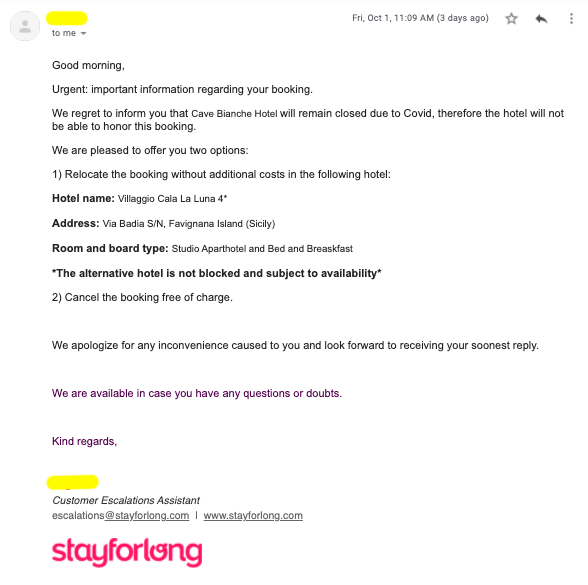 Lewis_299's tweet photo. @stayforlong Your company used the pandemic which took millions of lives to cover up misconduct? The hotel confirmed it is closed and you should never have sold rooms from 10 Oct (your site still is) You now say a refund will take 12 weeks #SCAM @CMAgovUK https://t.co/fVgEh3HPIF