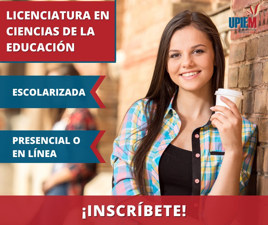 UpiemMX's tweet photo. DESCUENTO DEL 90% SOLO POR HOY. Estudia tu licenciatura en Ciencias de la Educación en UPIEM. ¡No lo pienses más! Agenda una asesoría dando clic en el siguiente enlace: https://t.co/pcgUizJkQo

#whatsappdown #facebookdown #instagradown #instagram #UPIEM https://t.co/UJHqtnFAy1
