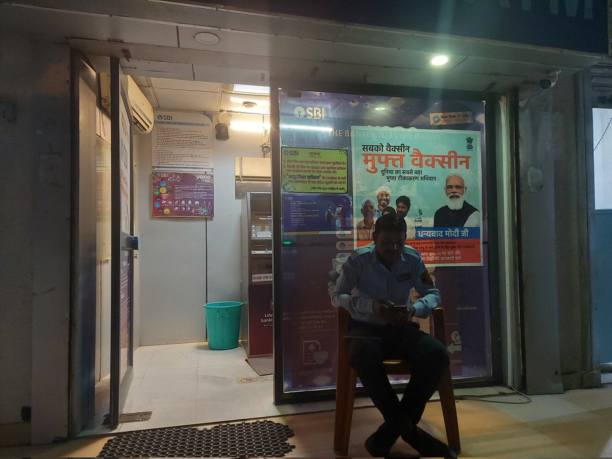 manish0026's tweet photo. @TheOfficialSBI @RBI @FinMinIndia    Most profilic NPA of SBI after Vijay Mallaya. Out of 10 times 7 times , ATM is either non functional or there is no cash. Customer money is  being drained in rent and security salary. #SBIN https://t.co/zswfgp7vG9