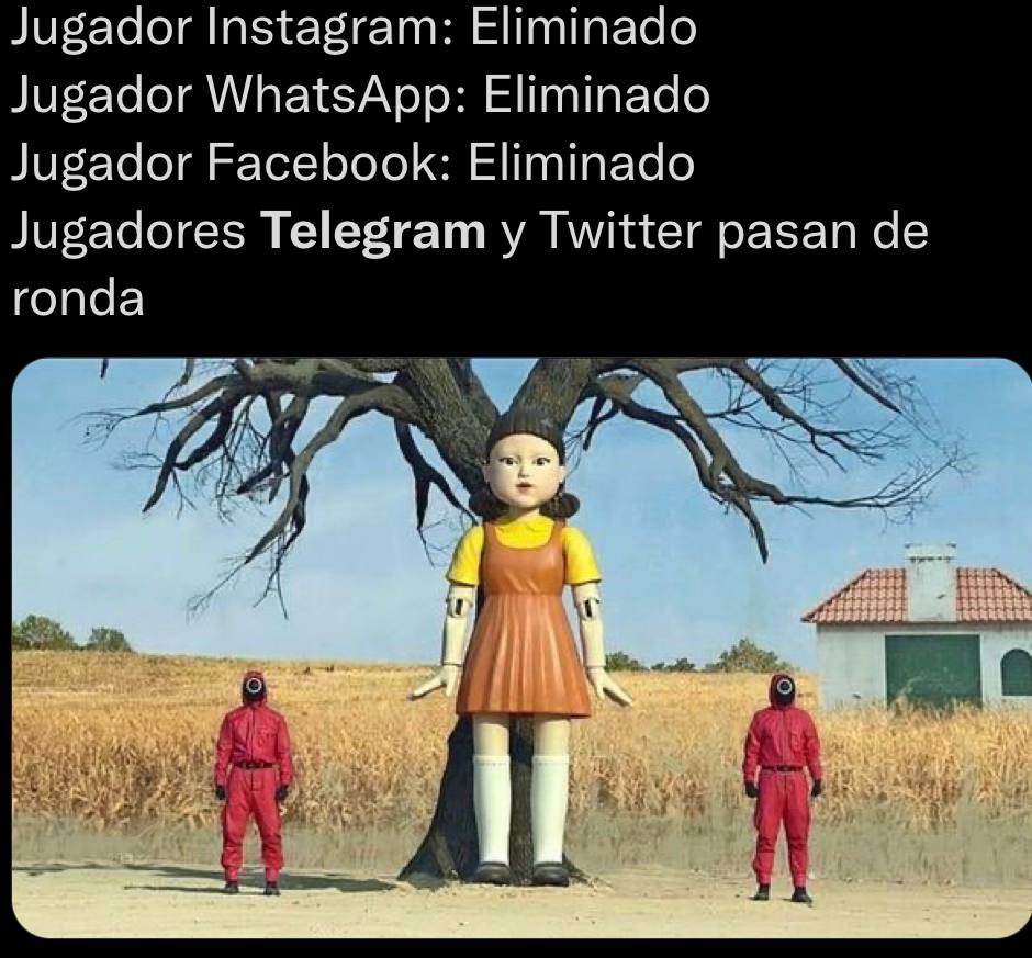 nelsonjpichardo's tweet photo. Por suerte se negaron a venderle Telegram y twitter

#WhatsApp #lnstagram #Facebook #Telegram https://t.co/griDTLlQo2