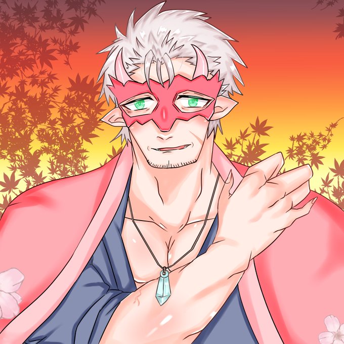 鬼面のtwitterイラスト検索結果 古い順