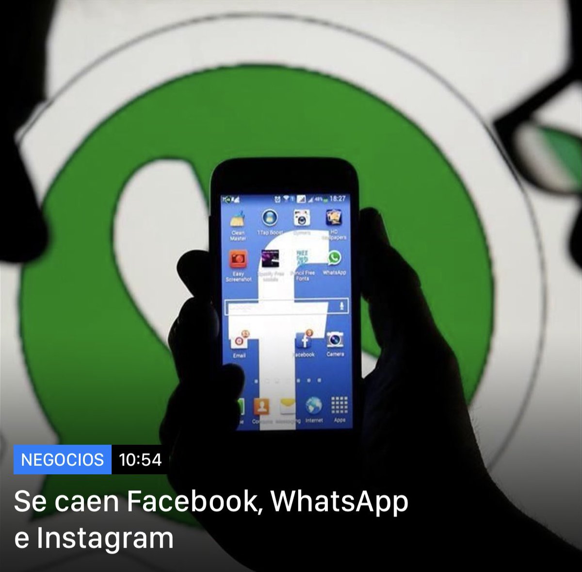 angelcharlsmty's tweet photo. Se cayeron #Whatasapp, #Facebook e #Instagram. #porsiestabanconelpendiente
Bendito @Twitter siempre al pié del cañón. https://t.co/i0GKgURap8