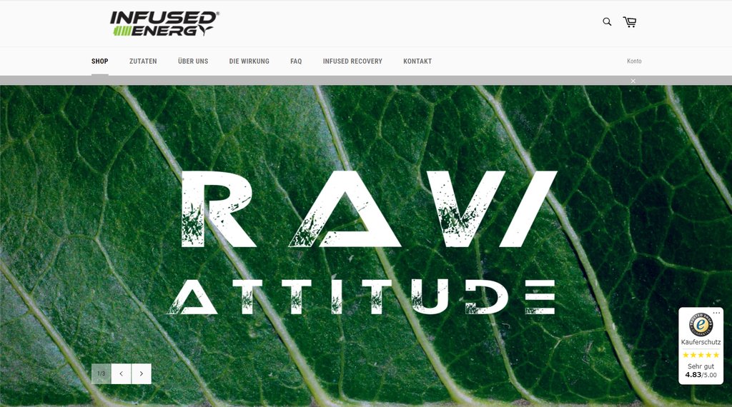 Infusedenergy.shop offers energy drinks to athletes using only plant extracted ingredients. Thank you for choosing .shop. #dotSHOPwebsite