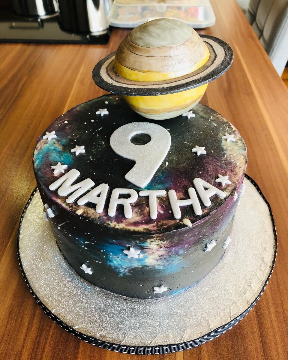 Martha’s Saturn birthday cake 🚀🪙⁦<a href="/P5DMorayPS/">P5D Moray Primary</a>⁩ ⁦<a href="/MorayPS/">Moray Primary School</a>⁩