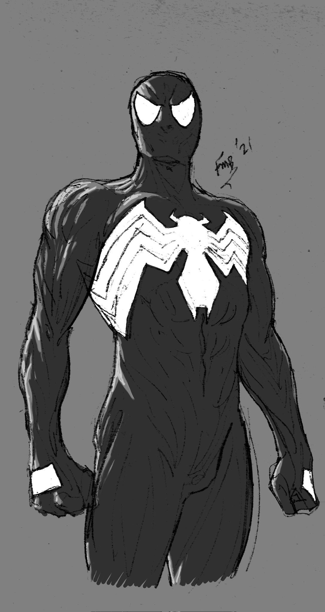 Black Suit Spiderman Drawings
