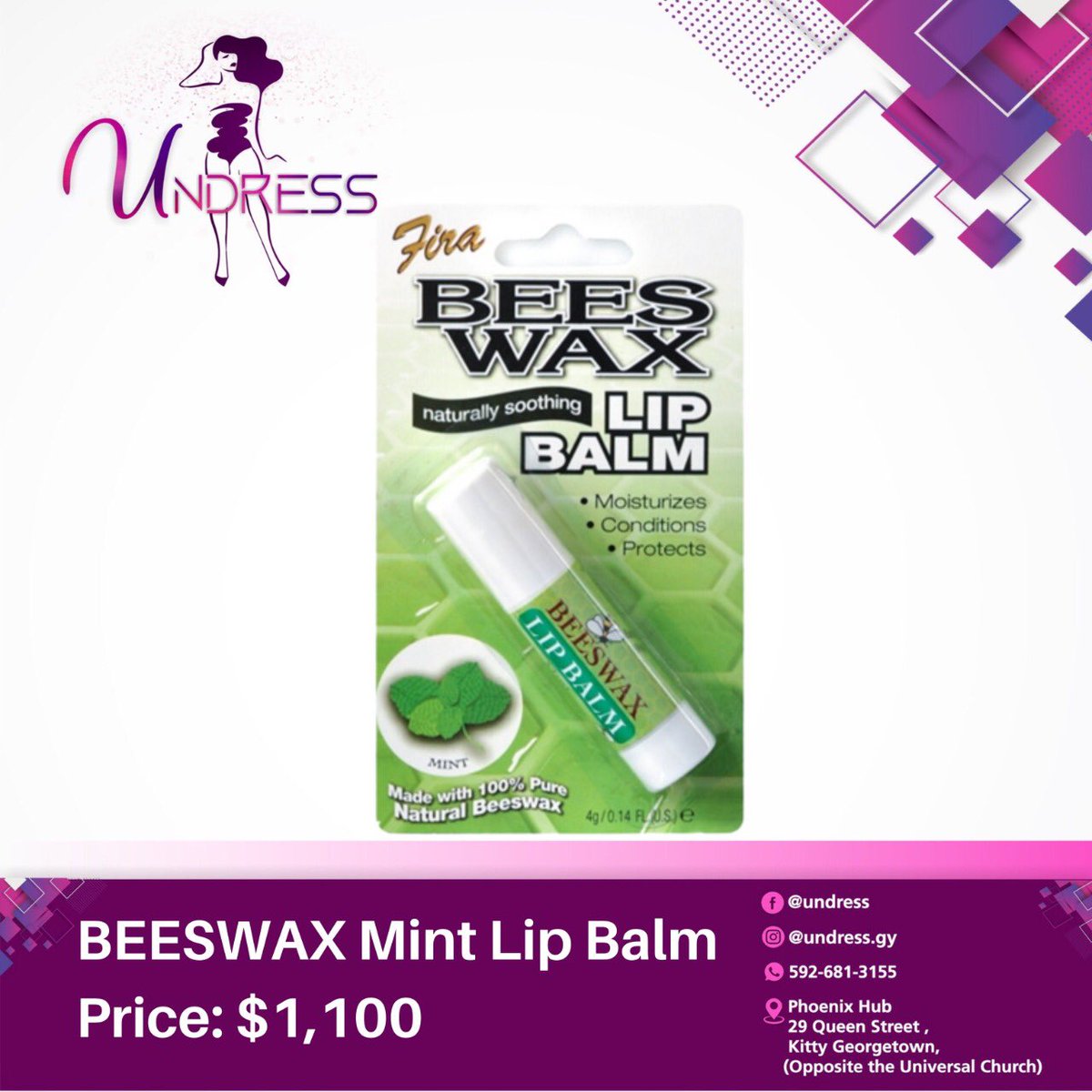 Undressgy's tweet photo. #guyanese #BreastCancerAwarenessMonth #Guyana #lip  #selfcare https://t.co/F7Vi0kEUBY