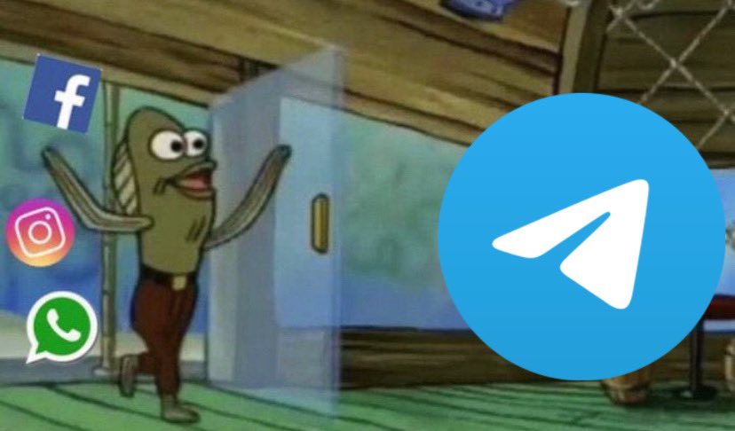 camu_gg's tweet photo. Todo el mundo bajándose #Telegram en estos momentos 
#WhatsApp https://t.co/BV63qelFsB
