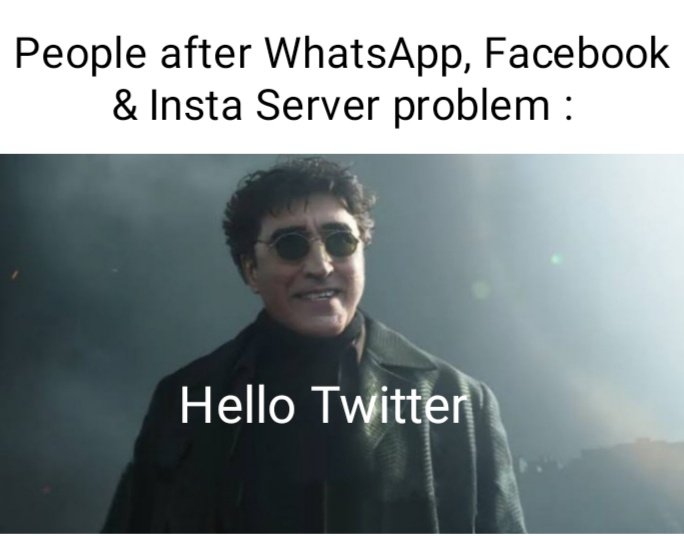 People after Facebook and Instagram server problem 👇👇
#WhatsApp
#facebookdown
#Serverdown
@ilhaam_shaikhh