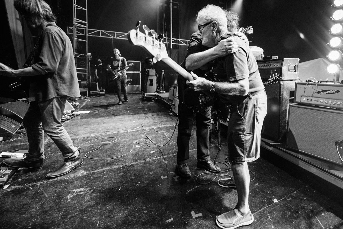 joshweichman's tweet photo. I was shooting @drivebytruckers side stage last night when they brought up @pattersonhood’s dad, David for a song. While he waited in the shadows I pulled my phone out and lit him up for a quick photo… https://t.co/MWhSGskt8l
