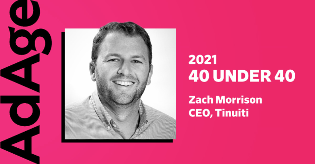 I always knew we had a good one! 🤩 <a href="/Tinuiti/">Tinuiti</a>’s CEO, Zach Morrison, has just been named to <a href="/AdAge/">Ad Age</a>’s 40 Under 40 list! Check out his interview with <a href="/GarettSloane/">Garett Sloane</a> here: bit.ly/2YnIiyI