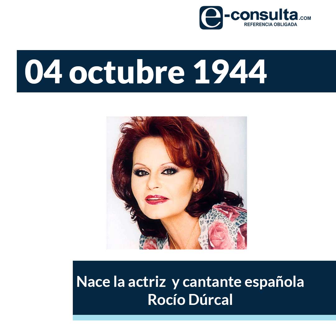 e_consulta's tweet image. #UnDíaComoHoy pero de 1944 nació en Madrid Rocío Dúrcal. Conocida como 'la reina de las rancheras', la popular cantante también hizo carrera en el cine participando en 14 películas desde 1962 hasta 1977.