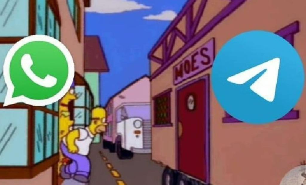 hiddlews's tweet photo. Toda vez que o zap cai os 5 minutos de fama do telegram chegam https://t.co/nVpn5gwb7w