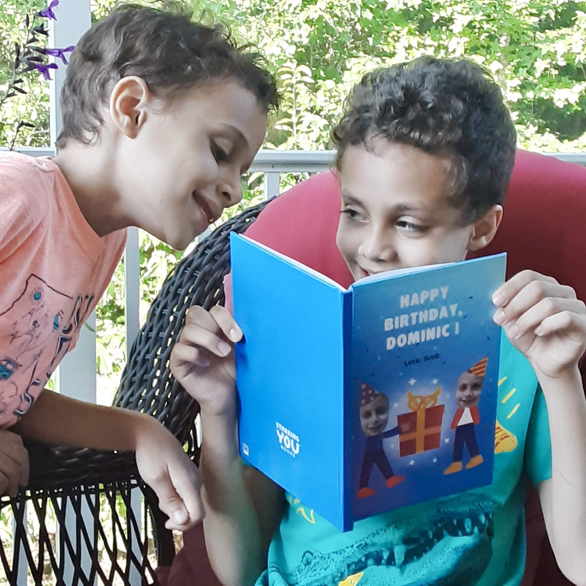 green2203A's tweet image. #ad This year we are making Dominic’s 9th birthday extra memorable with a personalized book from Starring You Books by Jib Jab @StarringYouBook.  #StarringYouBooks  
Get your book at starringyoubooks.com and use code 28off for 28% off your order. 📚