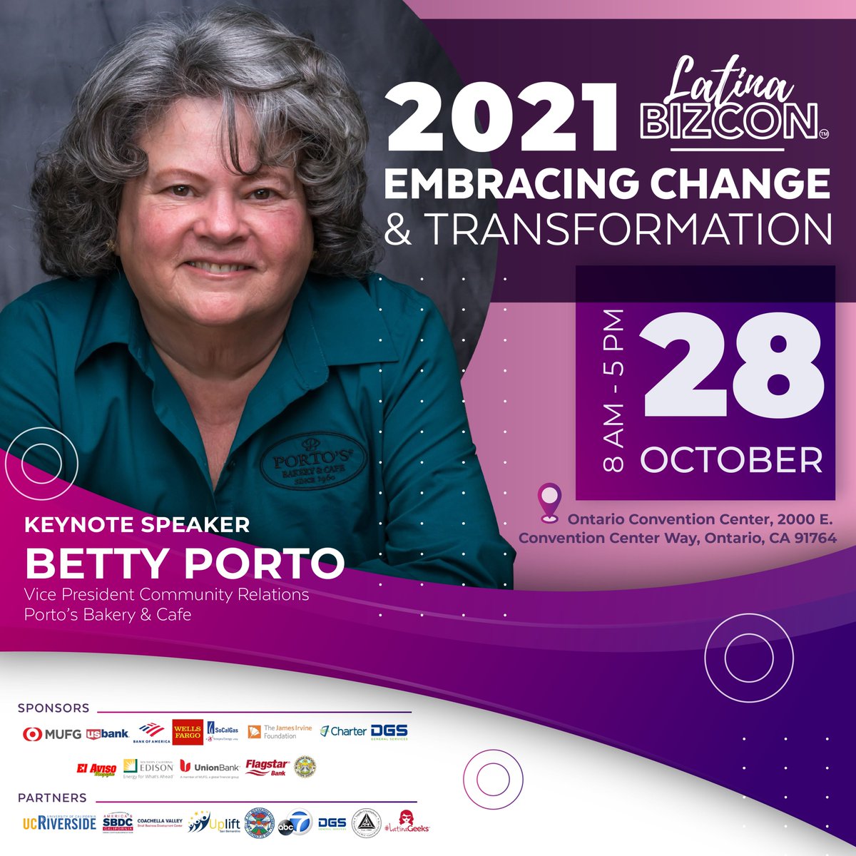 I'm excited to support & join @NLBWAIE_ for their annual #LatinaBizCon a hybrid conference created to celebrate Latina entrepreneurs in our community. Join us Thur. 10/28: bit.ly/3yQ2UM3 (Enter code: 21SPKD for Family & Friends Discount!) #latinasinbusiness #nlbwaie