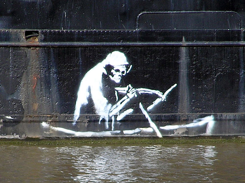 Death, 2005 #streetart #banksy