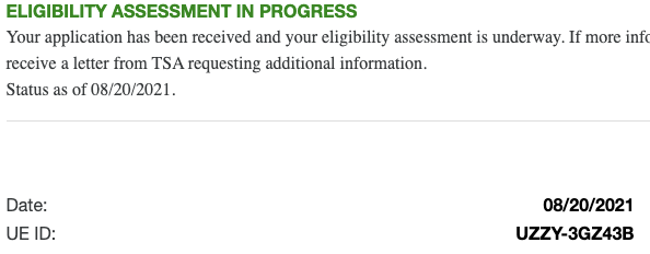 thevoidzero's tweet photo. @AskTSA what's up with the 80+ day precheck enrollment processing times? 30 day old status' don't help a lot... https://t.co/wjnr2XcWaz