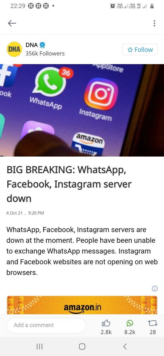 debasis50's tweet image. Is Whatsapp server down