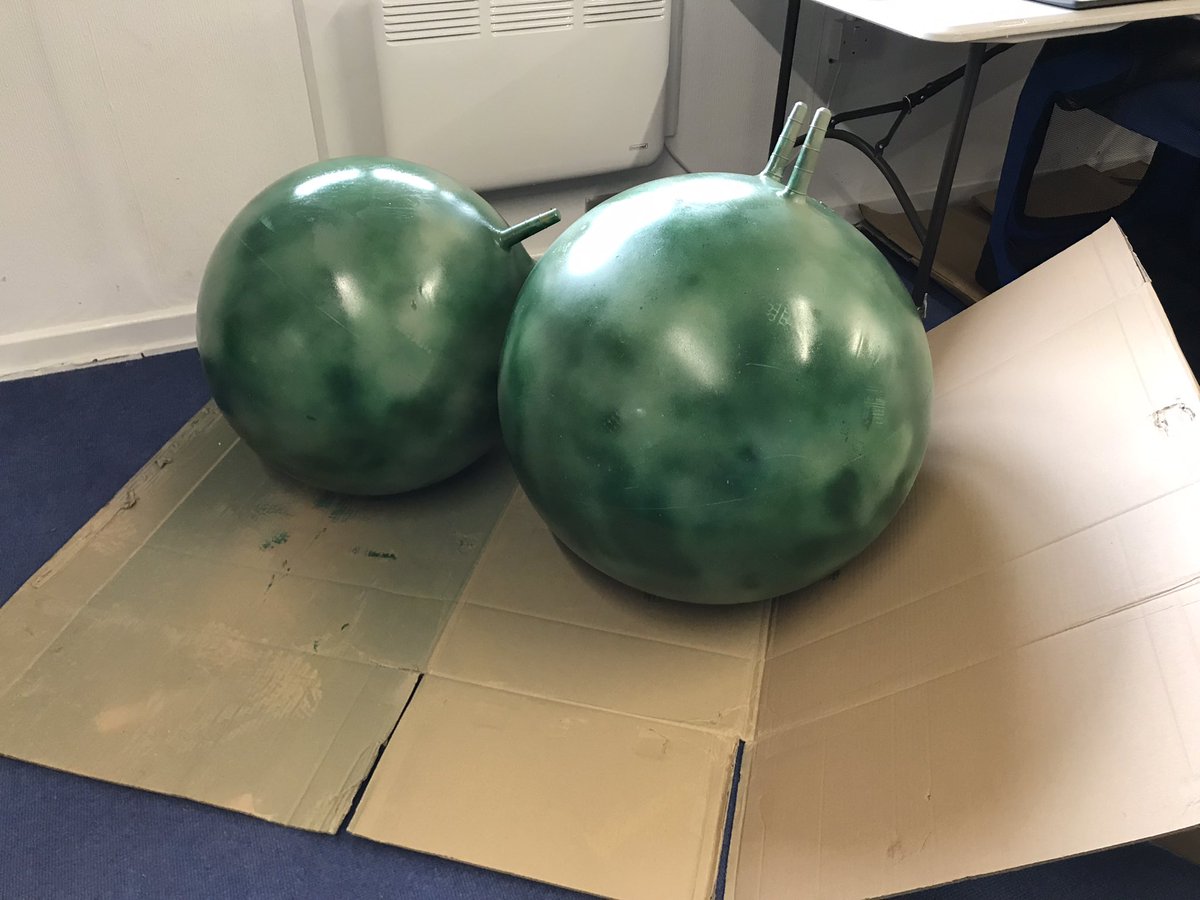 GuildfordBard's tweet photo. Love it when we do our family shows, the props workshop go into overdrive… 

Any guesses what these might be and a bonus point for the tale they feature in!!??

#GuildfordHansShow #theatre #Fairytales #props https://t.co/VAJ1ontVwb