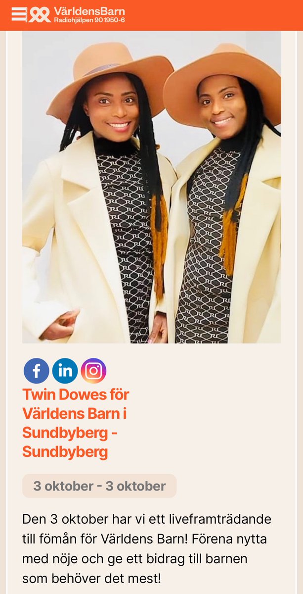 NmRosy's tweet photo. Vi tror på alla människors lika värda oavsett vart man befinner sig i världen. Tillsammans för VärldensBarn
#varldensbarn #sverige #sverigesradio #p4stockholm https://t.co/n0vX1G0PCV