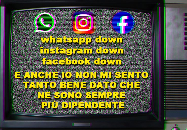 SpinaciVerdure's tweet photo. #instagramdown #whatsappdown #facebookdown https://t.co/FQrKnVINsk