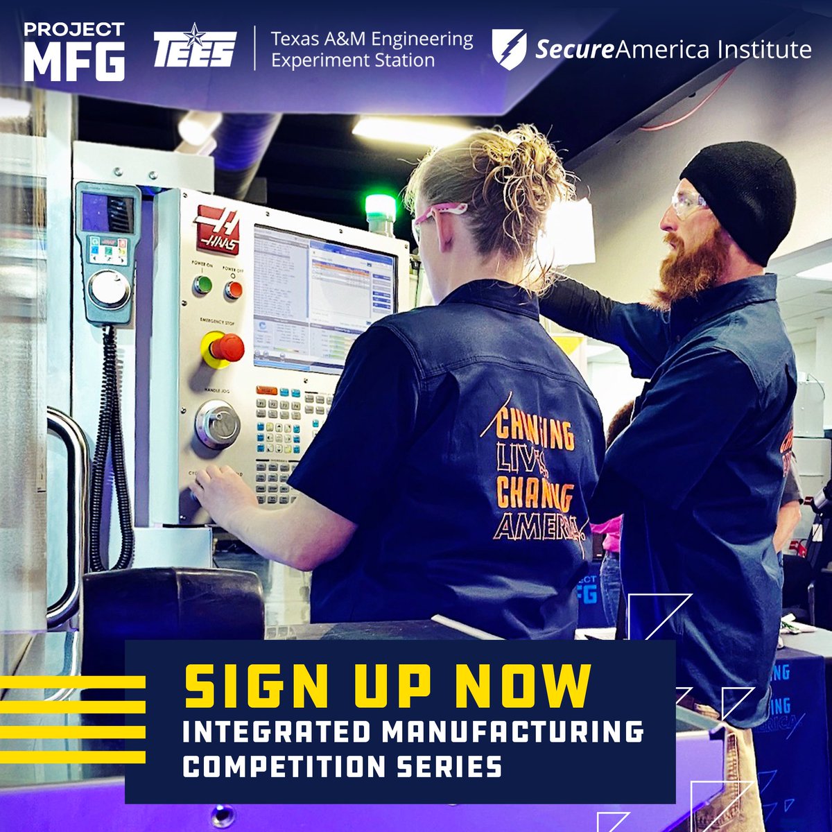 TEESresearch's tweet photo. Are you learning machining, welding, CAD/CAM or metrology? Test your skills in a @ProjectMFG Integrated Manufacturing Competition coordinated by @SAI_TEES &amp; #TEESresearch. #DoDfunded

First Round: Oct. 2021 at @adamsengequip 📍Jacksonville, Tx
Sign up: https://t.co/eB7HP1OTJr  📋 https://t.co/HbCr1YOsrt
