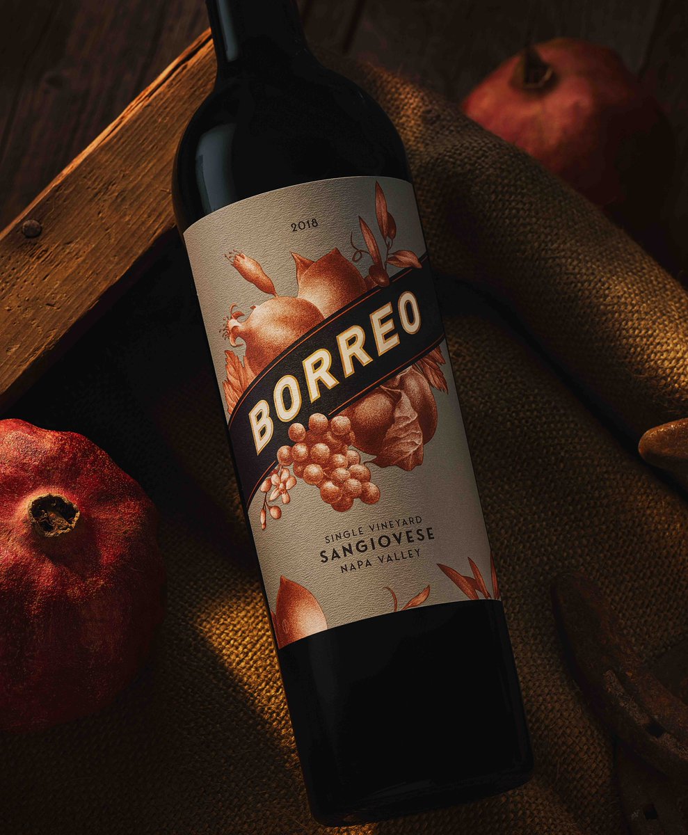 AffinityCreativ's tweet photo. This bold branding for #Borreo brought home two design awards! Congratulations to our client @SilveradoSOLO on winning a graphic design award from @CQjournal and a packaging design award from @museaward. #wineindustry #packagingdesign https://t.co/CcQ4fqv6E4