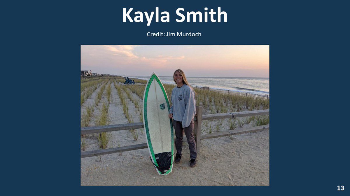 GovMurphy's tweet photo. A huge shout out to Point Pleasant’s Kayla Smith, whose heroic efforts saved the lives of three men caught in a rip current offshore in Bay Head last week. With her board, Kayla dove into the ocean and brought all three men back safely to shore. https://t.co/5hmakEycpM