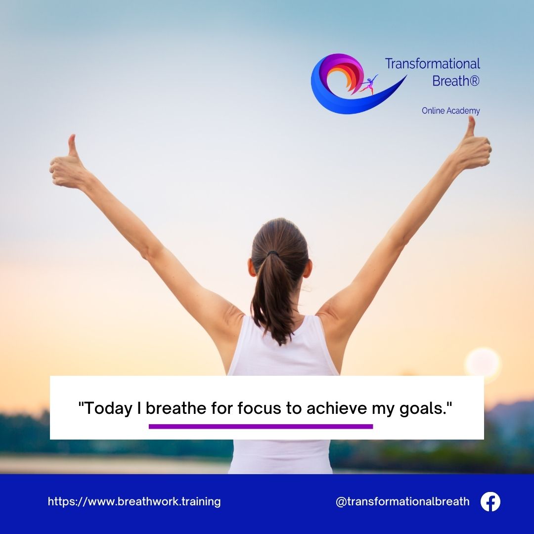 tbfbreathe's tweet photo. Today I breathe for focus to achieve my goals.
#transformationalbreath #todayibreathe 
If you want to achieve your goals but you can't focus on them practice conscious breathing techniques which are proven to help with concentration and stress management. https://t.co/RdaxKhJLpJ