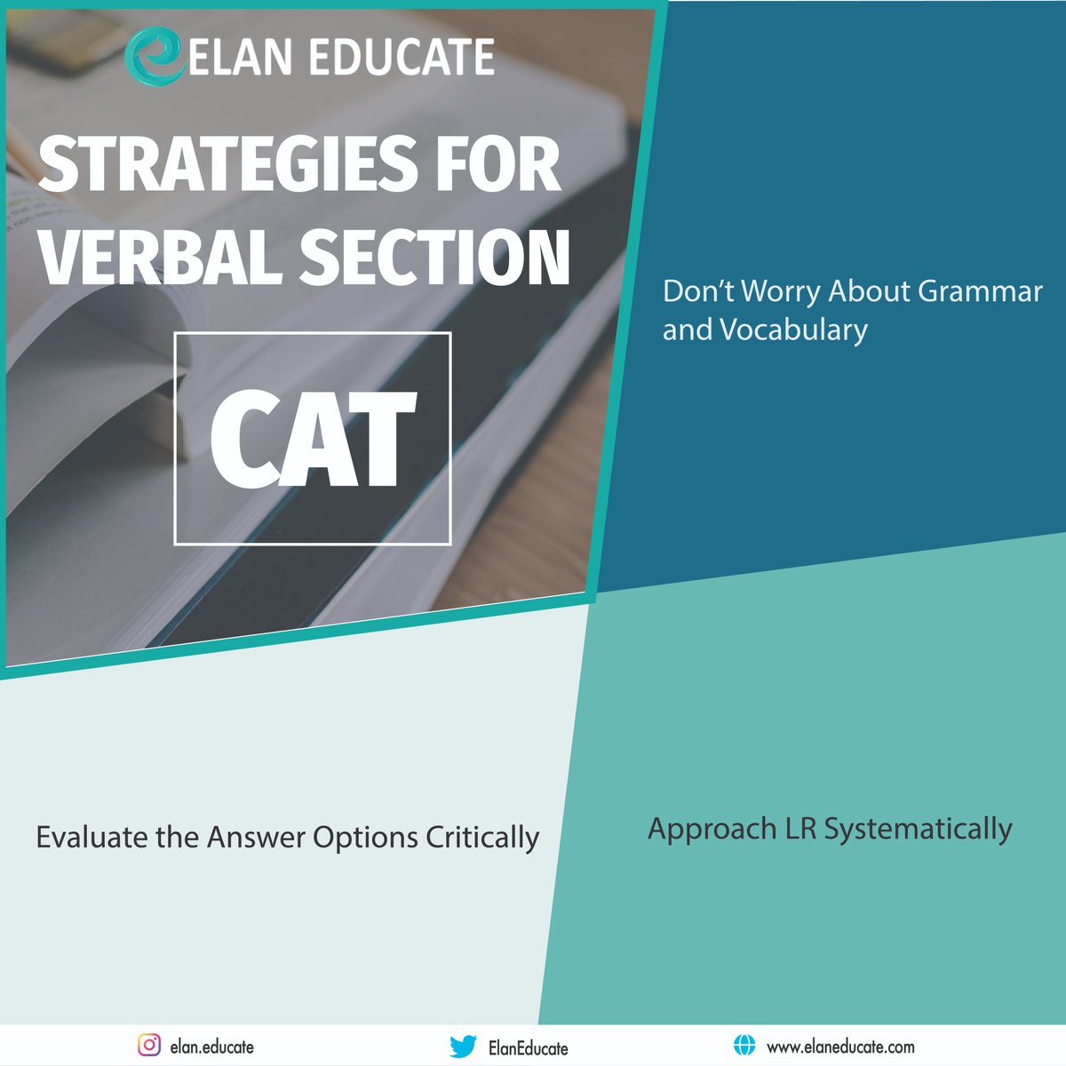 ElanEducate's tweet image. There is no substitute for hard work
Let&apos;s start the hard work and prepare hard for CAT
Enroll with Elan Educate and get your preparation right. IIMs are waiting for you!!
To know more, call us at 855 000 9988 or visit elaneducate.com
#catexampreparation #catexamstips