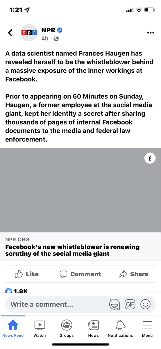 Britt_Dick's tweet photo. This is the only thing that will semi-load on my social media apps. FB &amp; IG both down…. Coincidence? 😬🙄 https://t.co/XRpRlSp0v2