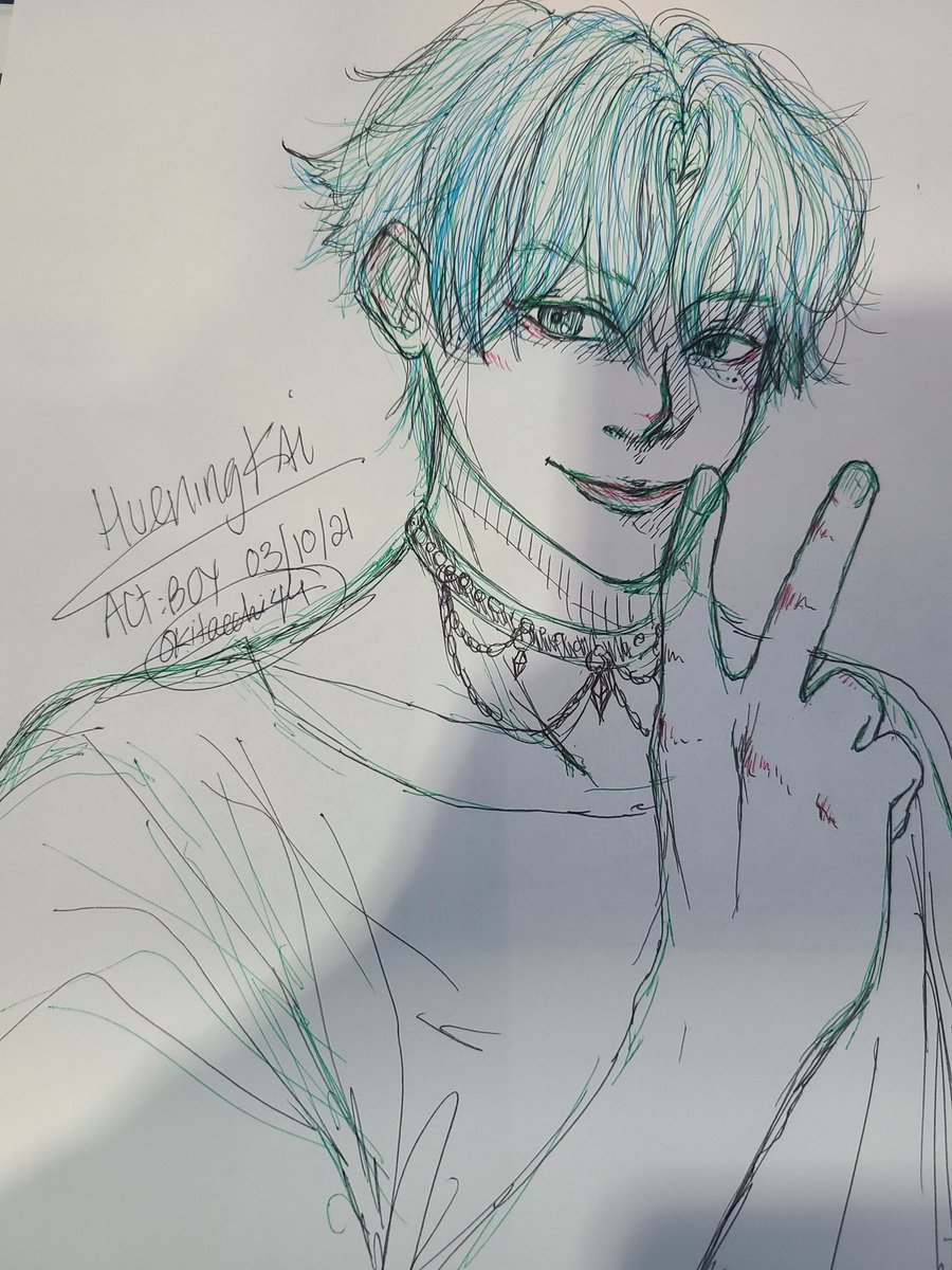Okitacchi44's tweet photo. Quick doodle on break at work!! Huening Kai's mint hair at the ACT:BOY concert was *chef kiss*
Frost was amazing. I cried.
@TXT_members
#HueningkaiWeLoveYou
#TXT_ACTBOY #hueningkai #TOMORROW_X_TOGETHER #TXT #TXTfanart #TXT_hueningkai https://t.co/BupP0lUbKp