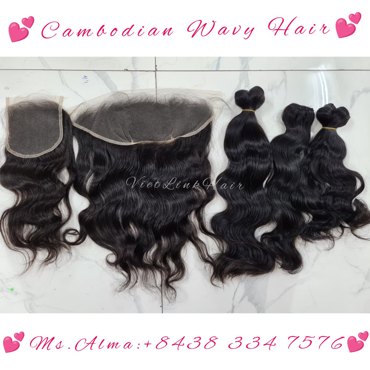 🏢 Vietlink Hair Company
- 100% raw human hair
- We supply wholesale in Vietnamese, Cambodian, Burmese hair
☎️WhatsApp: +8438 334 7576
( Ms. Alma)
#cambodianhairwholesale #wavybundles #deepwavehairbundles #bundlesforsale #vietnamwholesalehair #vietlinkhair