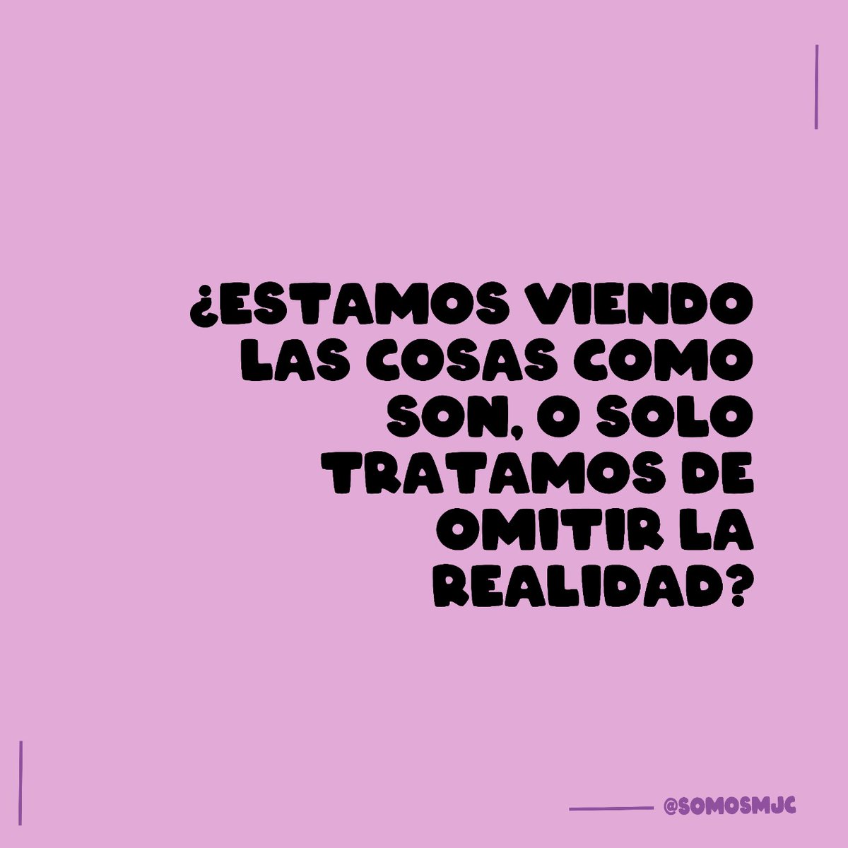 somosmjc's tweet photo. ¡Necesitamos mejorar nuestra visión!
.
.
#SomosMJC #JuventudesICT https://t.co/GjMCp4Eom1