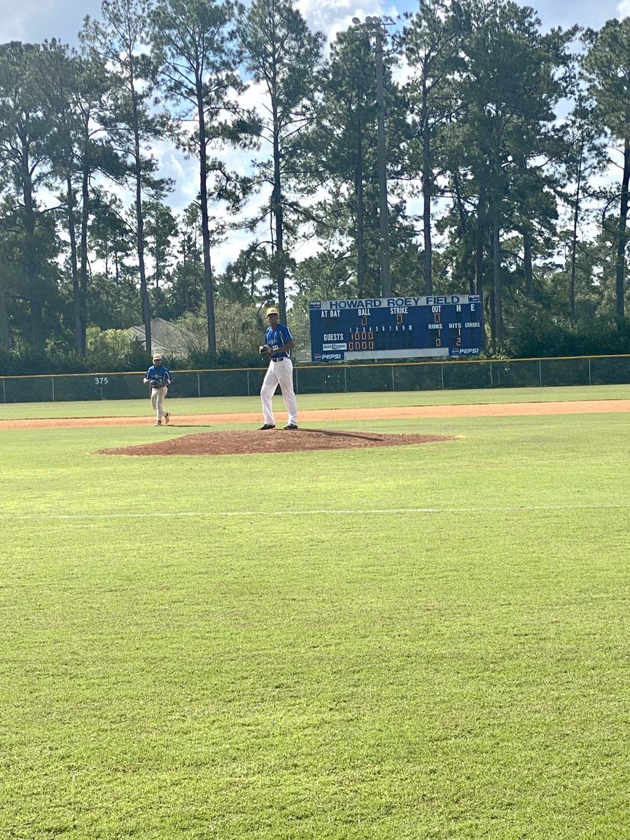 Great day for baseball. 2IP, 0 ERA, 3 SO <a href="/FSCJBaseball/">FSCJ Baseball</a>