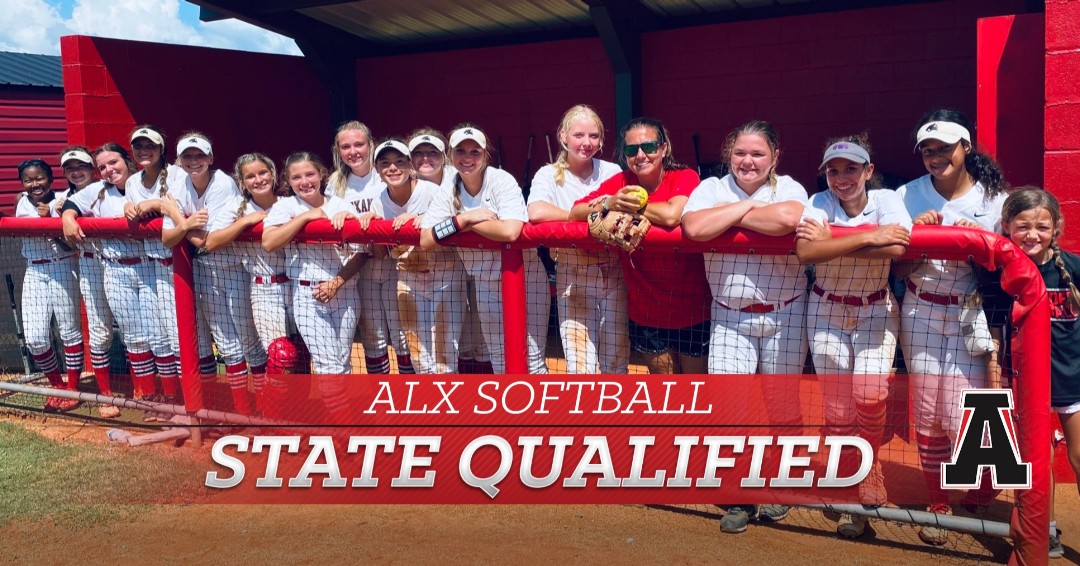 ALXAthletics's tweet photo. *Breaking News* @ALXsoftball just punched thier ticket to @OfficialGHSA State Playoffs!  Seeding to be determined by the conclusion of the Region 5 - AAAAAA Tournament.  Way to go, ladies!!! https://t.co/Tlib77qdDW