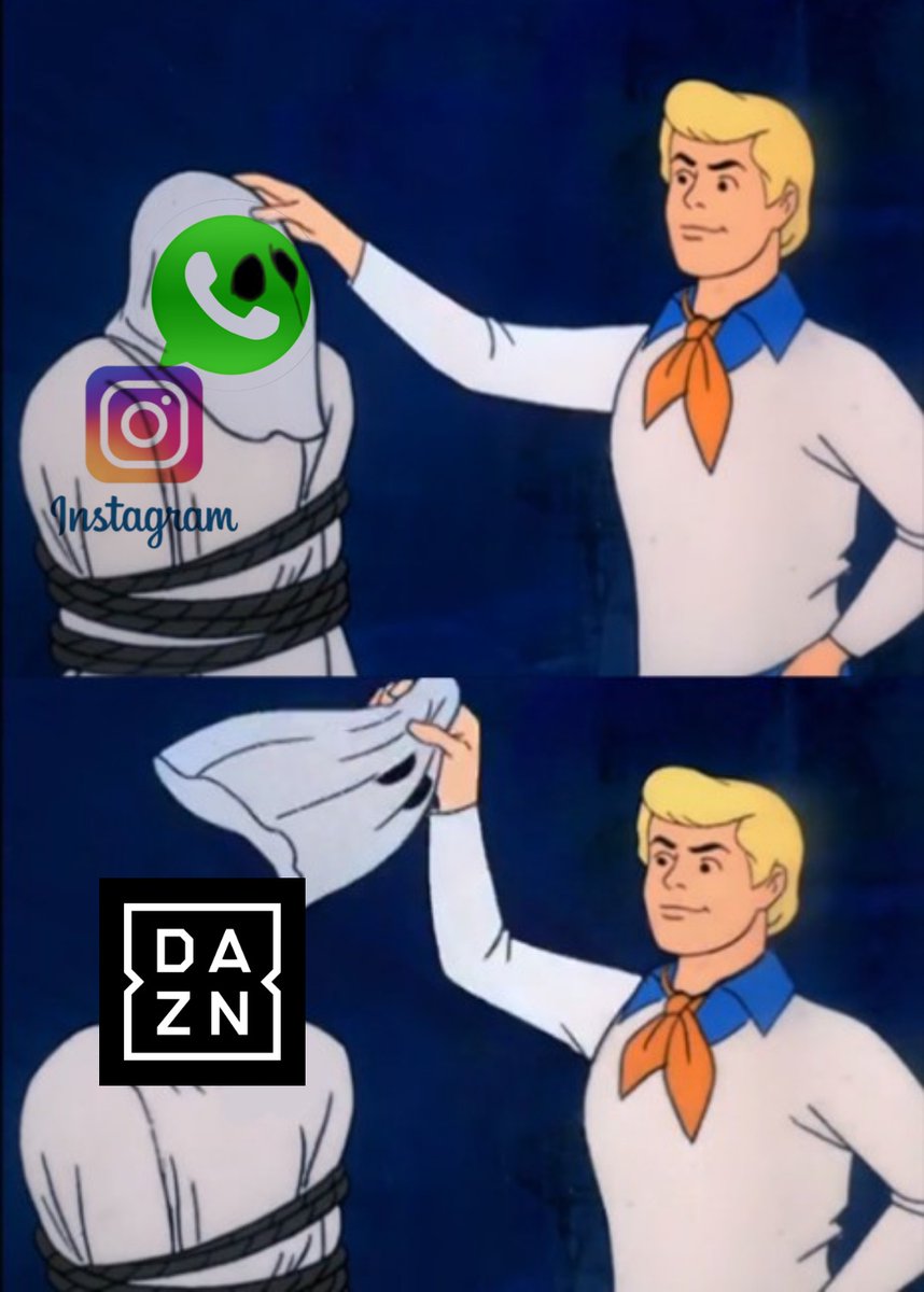 ManuAmati's tweet photo. Ecco chi c'era dietro
#instagramdown #WhastAppDown #ScoobyDoo #Memes #DAZN https://t.co/ZAshZhQBIo