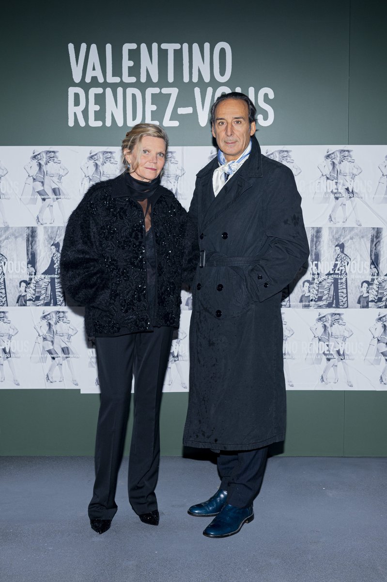 MaisonValentino's tweet photo. Front row at #ValentinoRendezVous :
#TinaKunakey and #VincentCassel, @AExarchopoulos, @AminaMuaddi, #Solrey and #AlexanderDesplat
were seen this Friday at the Carreau du Temple in Paris for the Maison’s latest show.
Check https://t.co/lOo6xVr65k https://t.co/gnvvzIZJFC