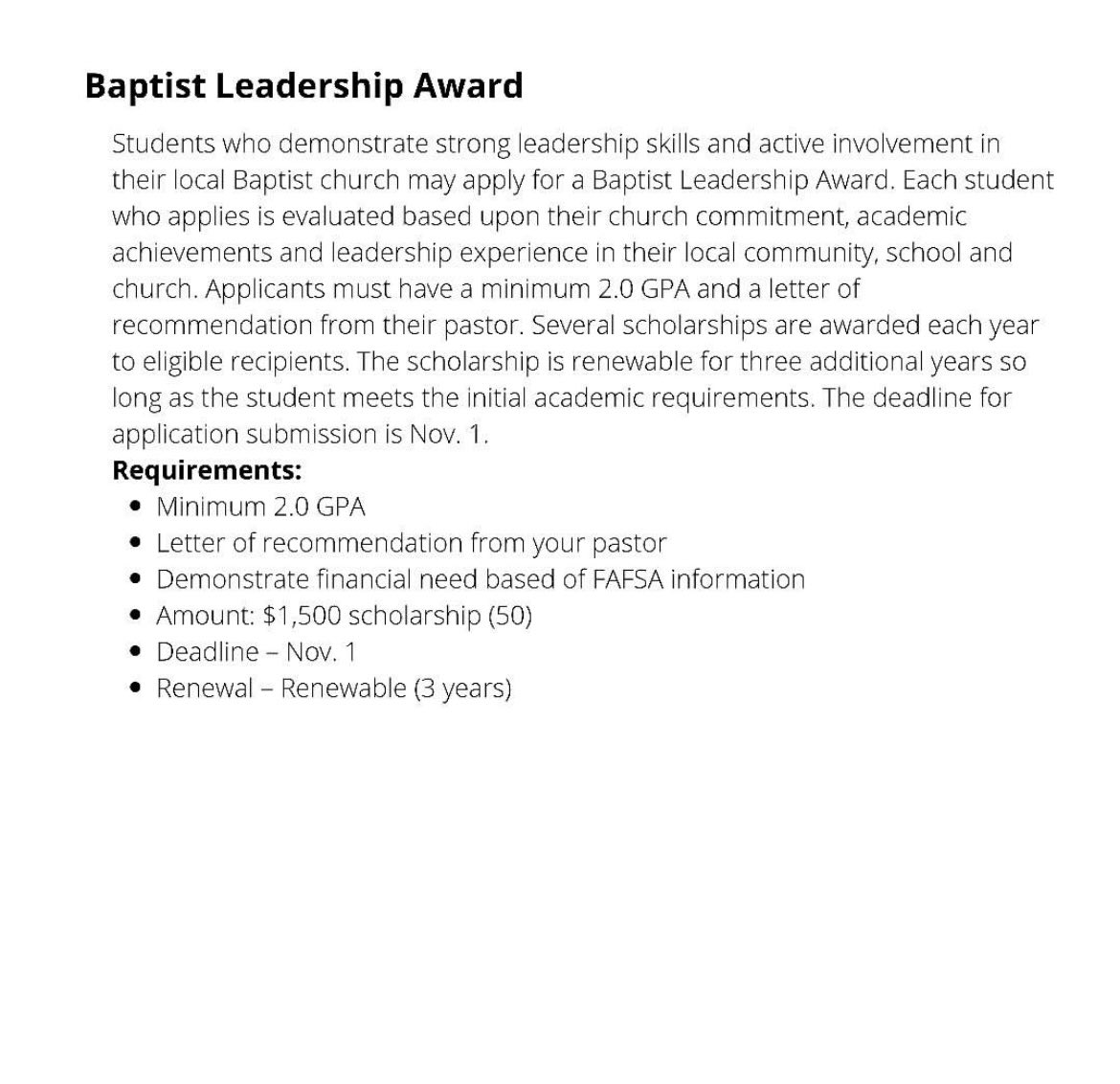 Admissions_CU's tweet image. 💰SCHOLARSHIPS💰 - Applications ➡️ campbellsville.edu/admission-and-… - Contact admissions@campbellsville.edu if you have any questions!