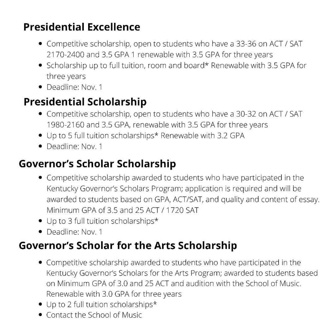 Admissions_CU's tweet image. 💰SCHOLARSHIPS💰 - Applications ➡️ campbellsville.edu/admission-and-… - Contact admissions@campbellsville.edu if you have any questions!