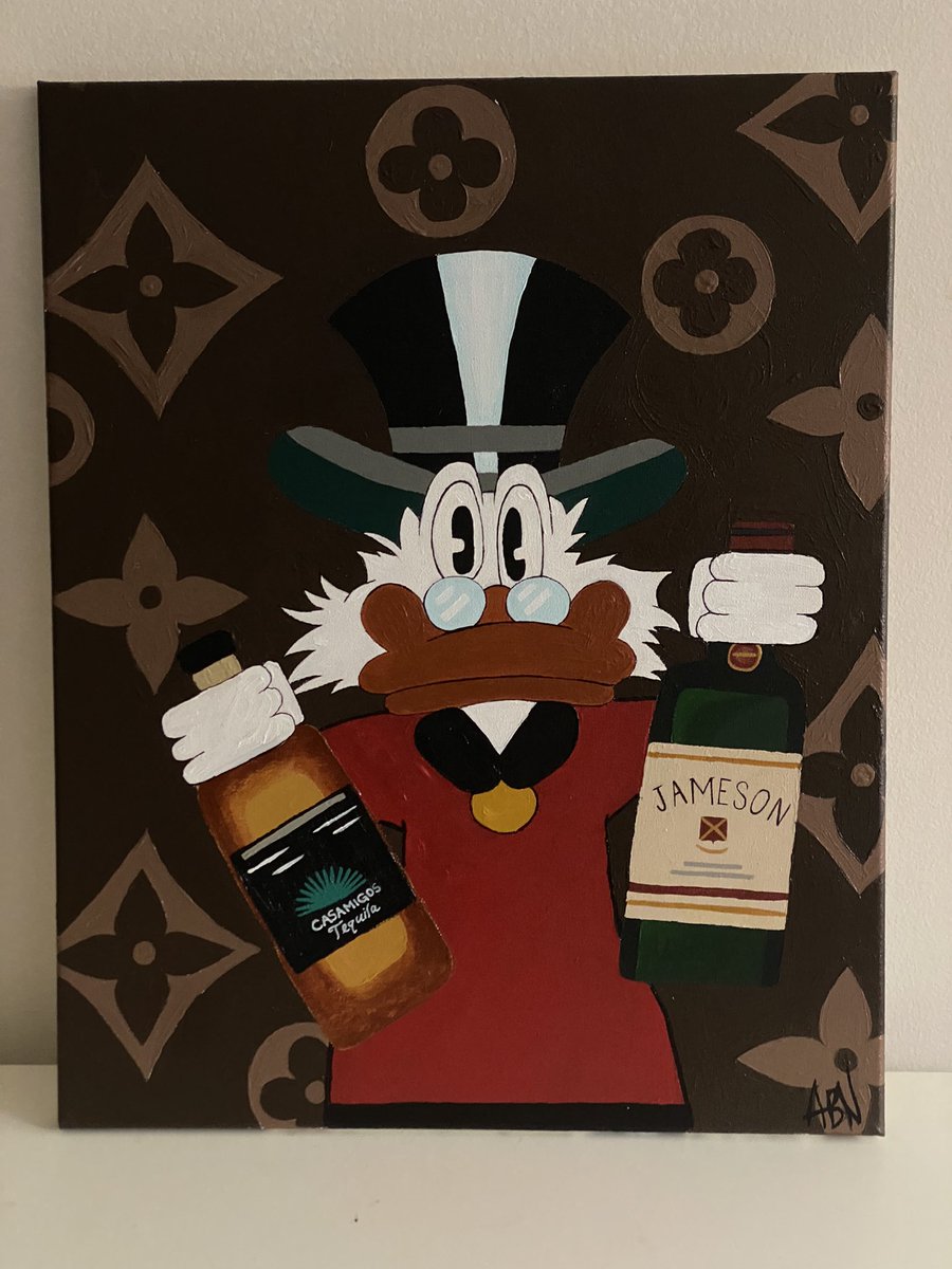 ashley_nivens's tweet photo. just a lil art appreciation post. loving my paintings lately. 😍🎨 https://t.co/1WN13kErNI