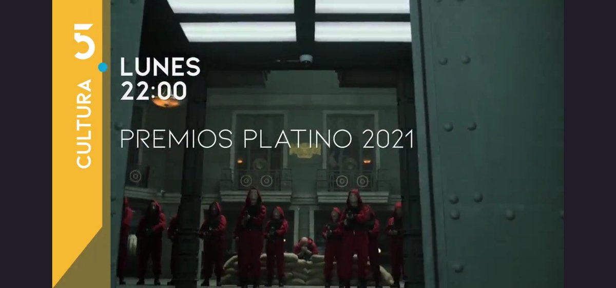 Hoy a las 22.00 hs. Canal 5 transmite los Premios Platino 2021, que premia a películas y series iberoamericanas, desde Madrid con la participación de Natalia Oreiro.