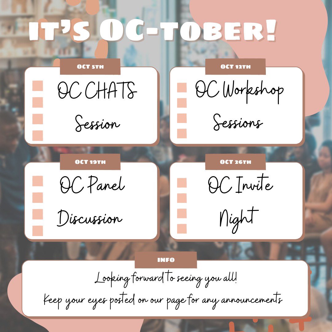 OpenCircleDBN's tweet photo. Insta is down so we thought we’d bring some good news! OC SESSIONS ARE BACK TOMORROW! We start of OC-TOBER with a much needed conversation 5:30 at unit Glasnevin business centre, ballyboggan rd, https://t.co/ksb6D5KleC