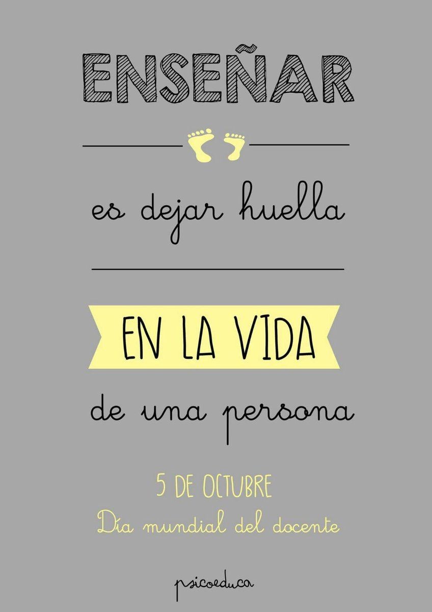 AfcProfe's tweet photo. 5 Oct - #DiaMundialDeLosDocentes 
¿cómo pude yo vivir tantos años sin ejercer esta maravillosa profesión?
#Historiasdeprofes #PasionPorLaDocencia #docentes https://t.co/mXFgc4lBsq